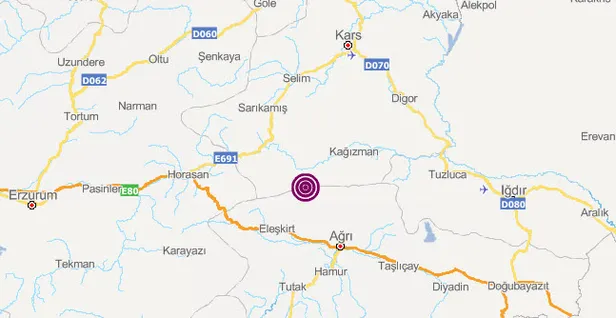 Kars Kağızman'da deprem! İşte 25 Ağustos Kandilli Rasathanesi son depremler listesi-1