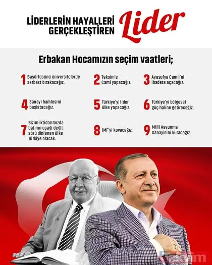 Liderlerin hayallerini 19 yılda gerçekleştiren lider: Recep Tayyip Erdoğan