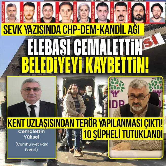 Belediyelere terör operasyonunda CHP-DEM-Kandil ağı! Sevk yazısında çarpıcı detaylar | 10 şüpheli tutuklandı