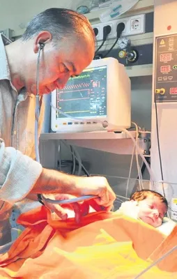 Minik kalbine büyük ameliyat