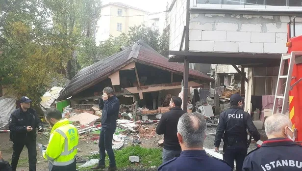 Pendik'te korkutan patlama: Yerle bir oldu!-5