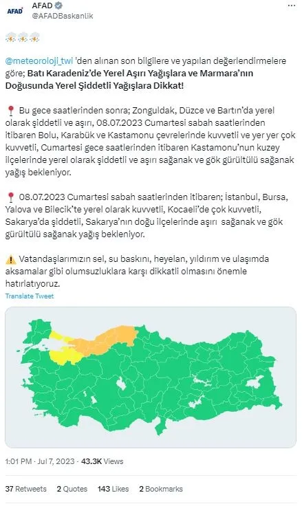 Meteoroloji'den son dakika hava durumu raporu |Yurdun büyük bölümü için gelecek! Sıcak havalara aldanmayın-3