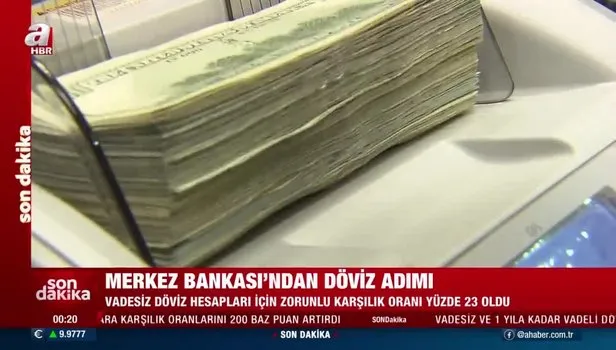Merkez Bankası yabancı para karşılık oranlarını artırdı