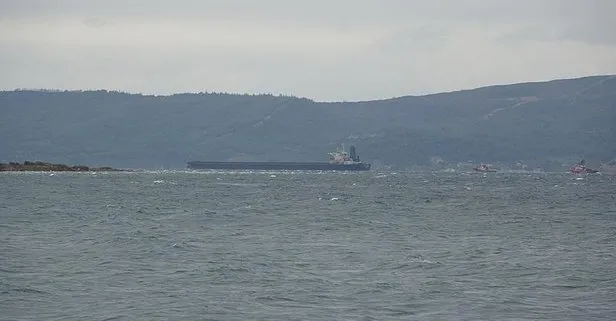 Kuru yük gemisi arıza yaptı! Çanakkale'de boğaz trafiği askıya alınmıştı: Boğaz tek yönlü olarak trafiğe açıldı