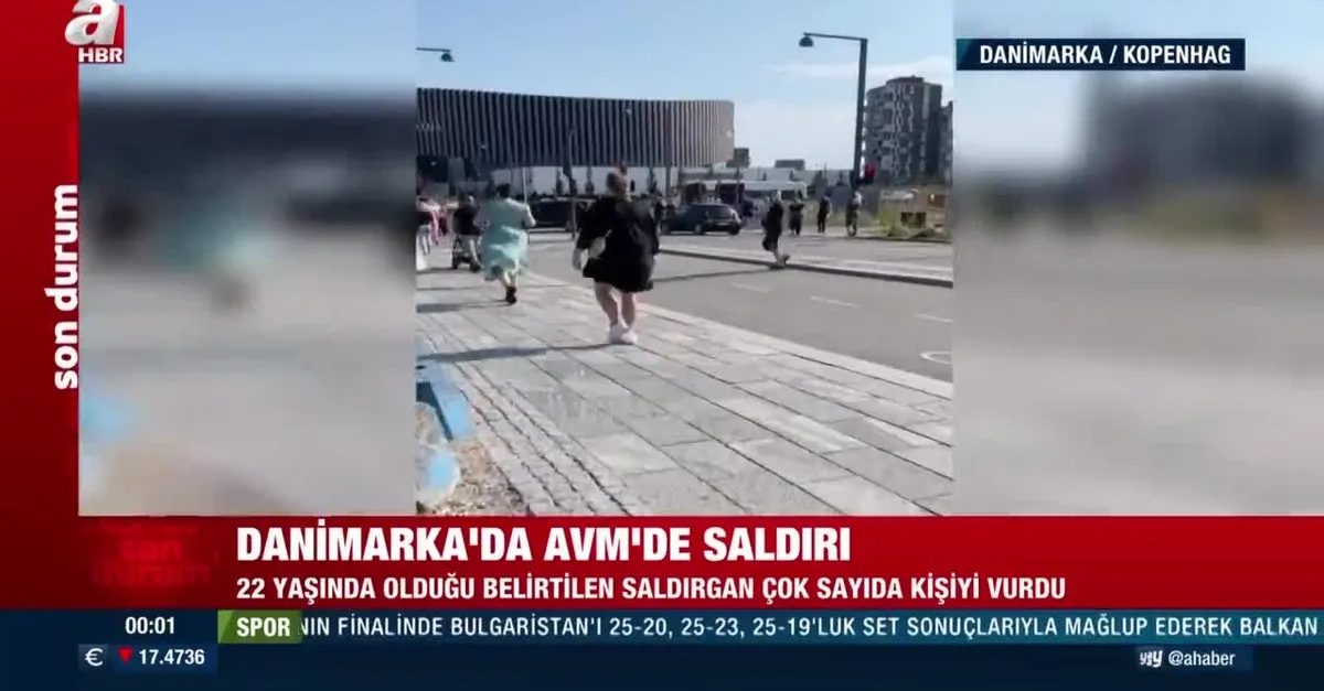 Son dakika: Danimarka'da AVM'ye saldırı!
