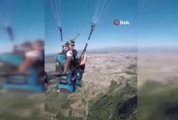 Sakarya'nın gökyüzündeki gözleri: Paraşütçüler