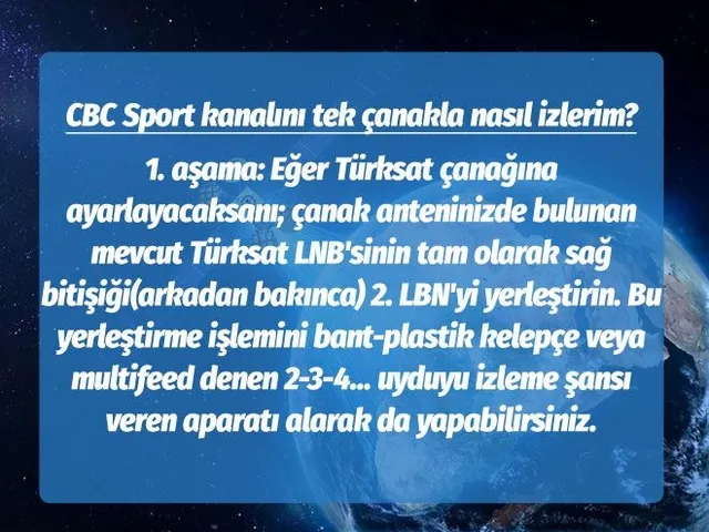 Galatasaray maçını şifresiz canlı veren kanalların frekansını ayarlama-2