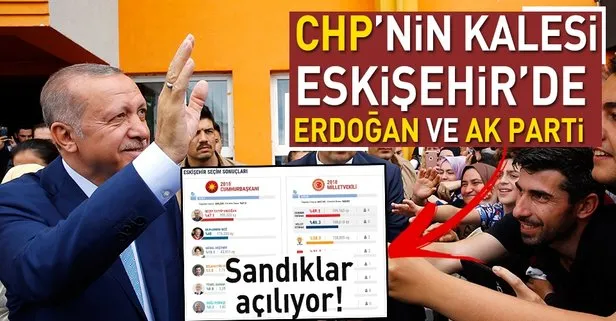 CHP’nin kalesi Eskişehir’de Erdoğan ve AK Parti farkı