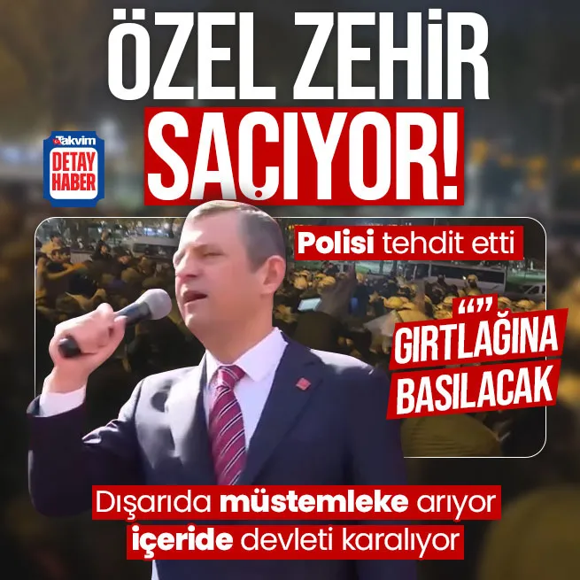 Özgür Özelin şirazesi kaydı! Devlete Suç örgütü deyip Türk polisini tehdit etti: Af-zaman aşımı yok! Günü gelince gırtlağına basılacak