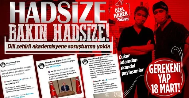 Hadsiz akademisyenden skandal sözler!