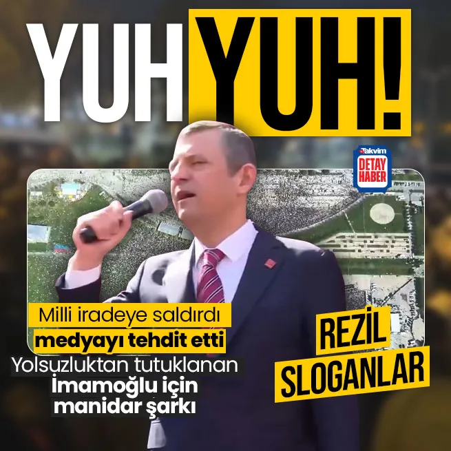 Özgür Özelden Maltepe mitinginde skandal! Başkan Erdoğana saldırdı medyayı tehdit etti