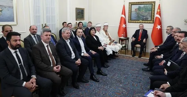 Başkan Erdoğan Batı Trakya Türk Azınlığı Danışma Kurulu üyelerini kabul etti