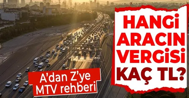 Motorlu Taşıtlar Vergisi ödeme dönemi başladı! MTV ödemeleri ne kadar? Yeni araç alan öder mi?