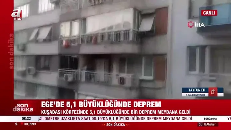 Ege’de 5.1 büyüklüğünde deprem!