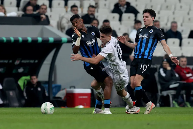 Beşiktaş Club Brugge'a farklı kaybetti! - 8