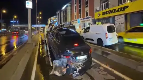 D-100'de zincirleme facia: 2 yaralı