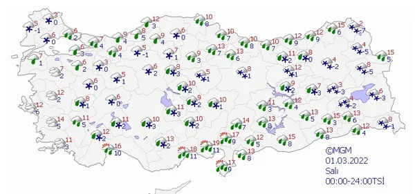 HAVA DURUMU | Kar yağışı geri geliyor! İstanbul ve Ankara için çok kritik uyarı! 27 Şubat - 3 Mart-13