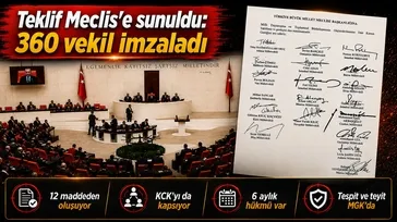 Terörsüz Türkiye için yasa teklifi Meclis'te