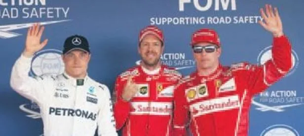 Ferrari 9 yıl aradan sonra ilk iki sırada!