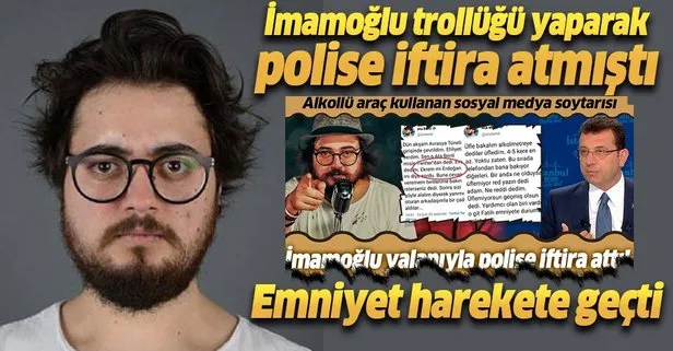 Sosyal medyada İmamoğlu trollüğü yaparak polise iftira atan Ata Benli hakkında suç duyurusu