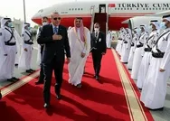 Başkan Erdoğan Katar caddelerinde Türk bayrakları ile karşılandı