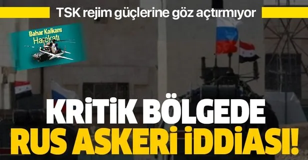 İdlib'de flaş iddia! Rus askeri Serakib'de mi?