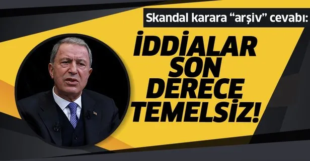 Son dakika: Bakan Akar’dan ABD Senatosu’nun kararına tepki: Son derece temelsiz