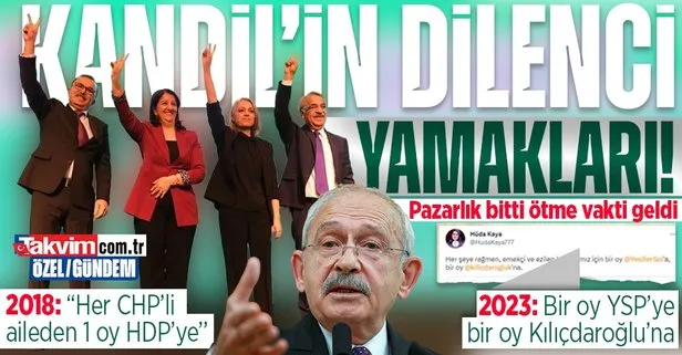 Kirli pazarlıklar bitti ötme vakti geldi! HDPKK’nın yedek lastiği Yeşil Sol Kılıçdaroğlu için oy dilenciliğine başladı