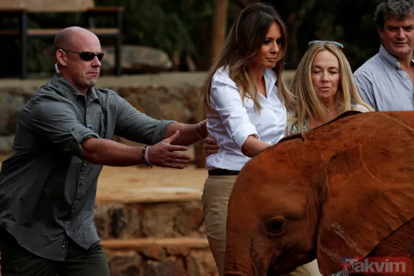 Melania Trump az daha filin altında kalıyordu - 14