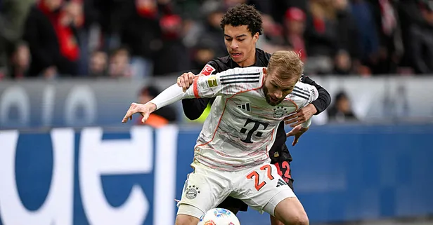 Bayern Münih Bayer Leverkusen'den 9 kişiyle puan aldı: 1-1 | MAÇ SONUCU