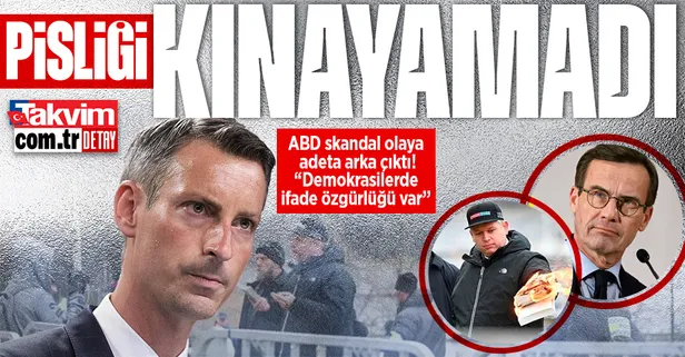 ABD, İsveç’teki iğrenç olaya arka çıktı: Tahrik edici ya da iğrenç olabilir ancak yasal