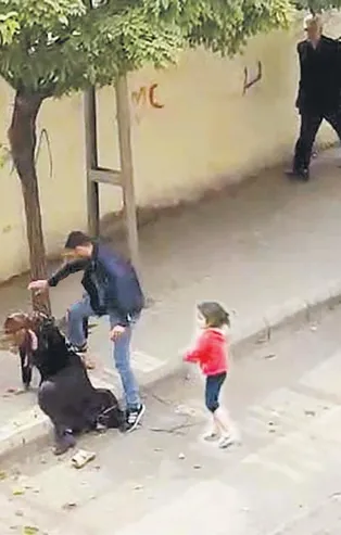 Eşine sokakta şiddet uygulayan koca serbest bırakıldı