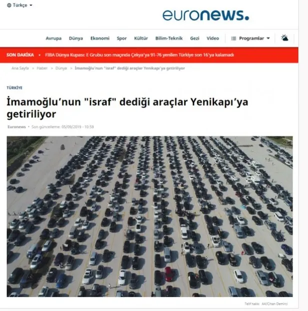Euronews ve Halk TV'den inanılmaz Yenikapı yalanı! 'Kapıkule Sınır Kapısı'ndaki araç kuyruğu' fotoğrafını 'Yenikapı' fotoğrafı diye verdiler-3