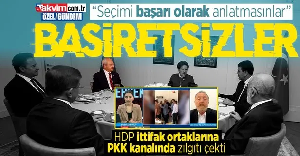 7’li koalisyon gergin... HDP’den PKK kanalında ittifak ortaklarını hedef alan ’basiretsizler’ çıkışı: Seçimi başarı olarak anlatmasınlar