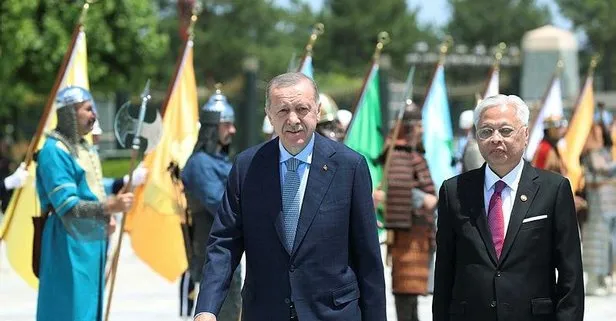 Başkan Erdoğan Malezya Başbakanı İsmail Sabri Yakub’u ile görüştü
