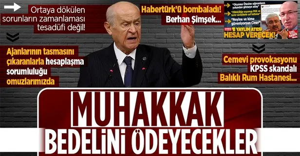 Son dakika: MHP lideri Devlet Bahçeli’den çarpıcı açıklamalar! Cemevi saldırısı, KPSS skandalı, Habertürk ve Berhan Şimşek...