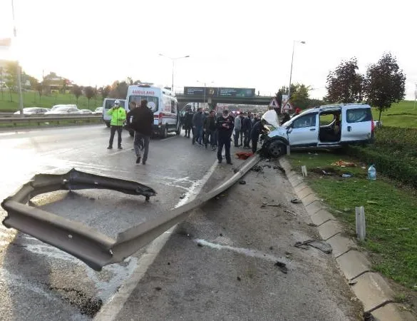 Ümraniye’de korkunç kaza