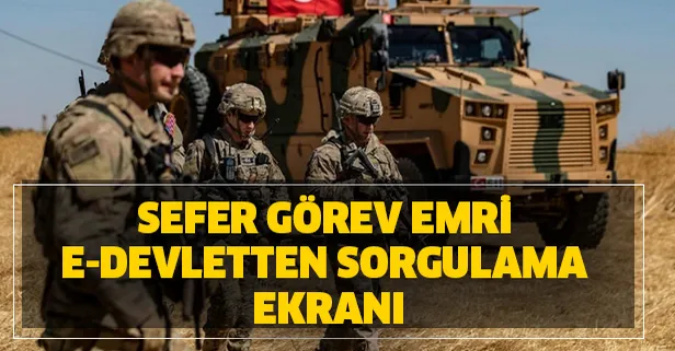 sefer gorev emri e devletten sorgulama