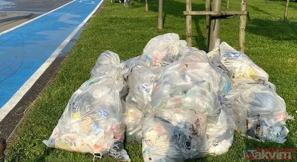 Caddebostan sahilinde büyük rezillik! Her yer çöp içinde - 6