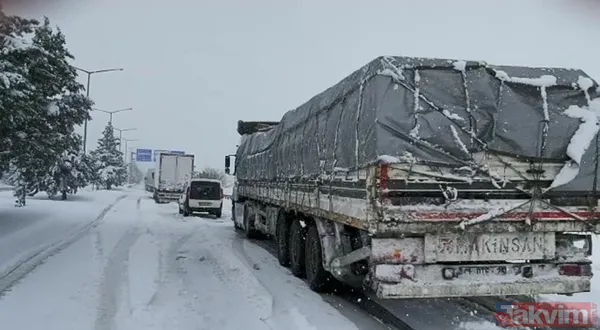 SON DAKİKA: Beyaz esaret! Balıkesir-Susurluk yolu saatlerdir kapalı - 37