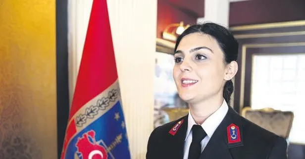 Jandarmanın güçlü güzeli Hilal Bakan