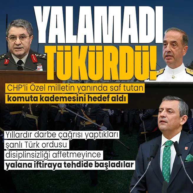 CHPli Özgür Özel TSKnın komuta kademesini tehdit etti!