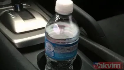 Arabada bırakılan şişeler bakın neye sebep oluyor!