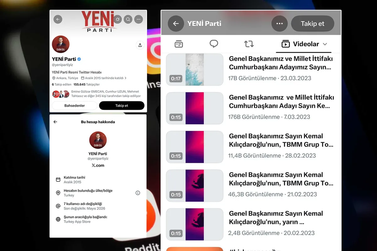 Yeni Parti CHP'nin sosyal medya hesabını değiştirdi!-3
