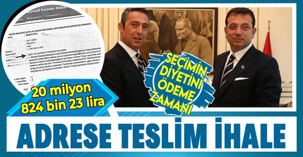 CHP'li İBB seçimlerde aldığı desteğin diyetini ödüyor! Belediyenin milyonluk ihaleleri Koç Holding'e