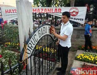 Oruç Baba Türbesi'nde ilk iftar