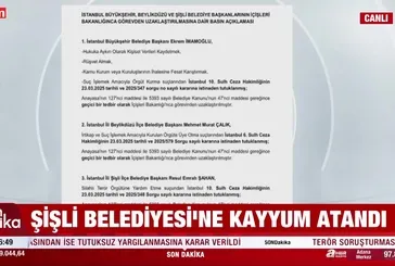 Şişli Belediyesi'ne kayyum atandı!
