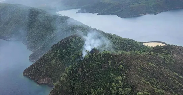 Marmaris’te ormanlık alanda çıkan yangın kontrol altına alındı