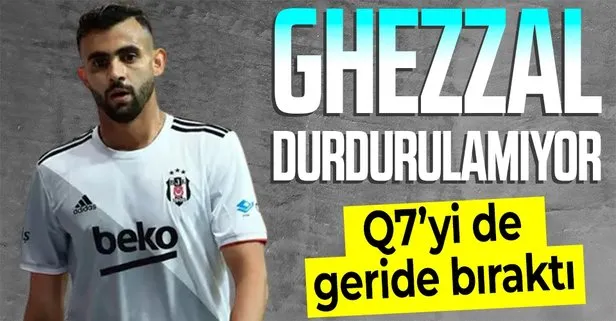 Beşiktaş’ın süper yıldızı Rachid Ghezzal, asistleriyle Ricardo Quaresma’yı geride bıraktı