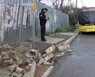 Beykoz’da direğe çarpan otobüsteki 4 yolcu yaralandı